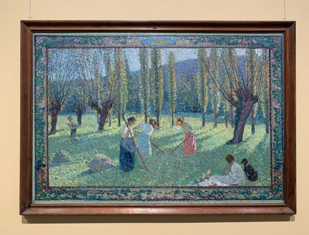 アンリ・マルタン　『ガブリエルと無花果の木」1911年　70×126cm