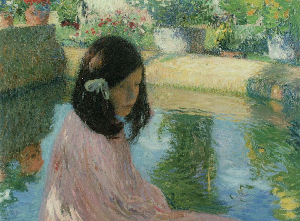 アンリ・マルタン　「池」1910年　66×68cm