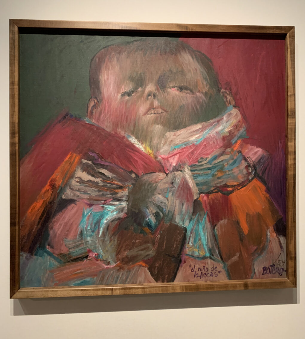 フェルナンド・ボテロ　「バリェーカスの少年」　19５9年　油彩/キャンバス　132×141cm