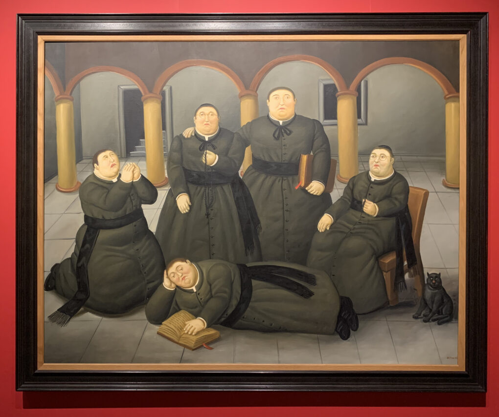 フェルナンド・ボテロ　「神学校」　2004年　油彩/キャンバス　151×193cm