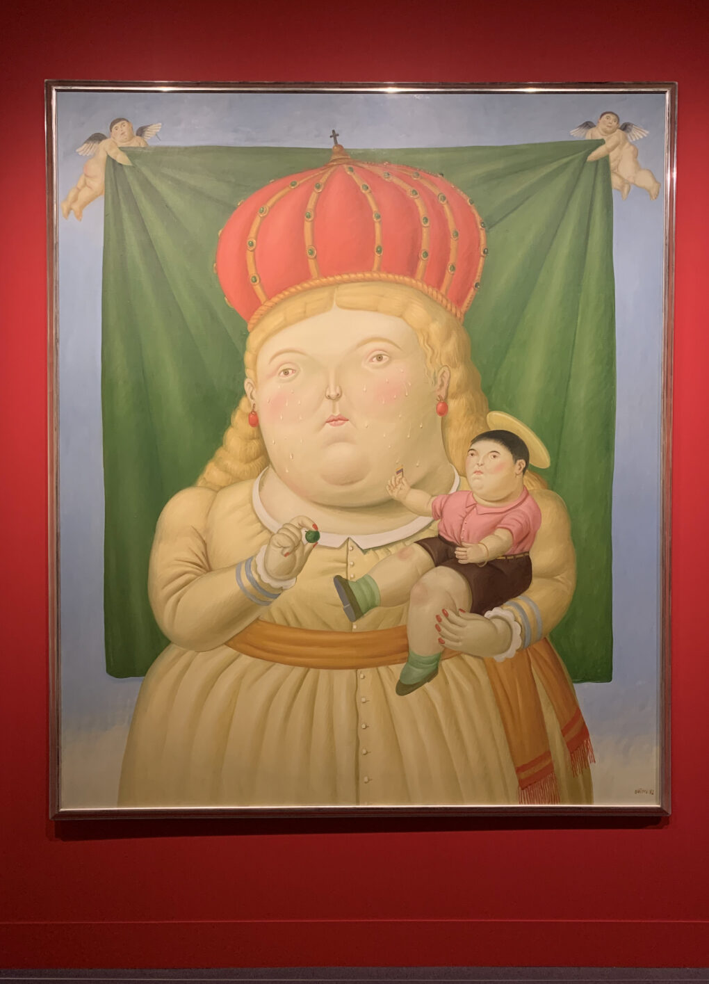 フェルナンド・ボテロ　「コロンビアの聖母」　1992年　油彩/キャンバス　230×192cm