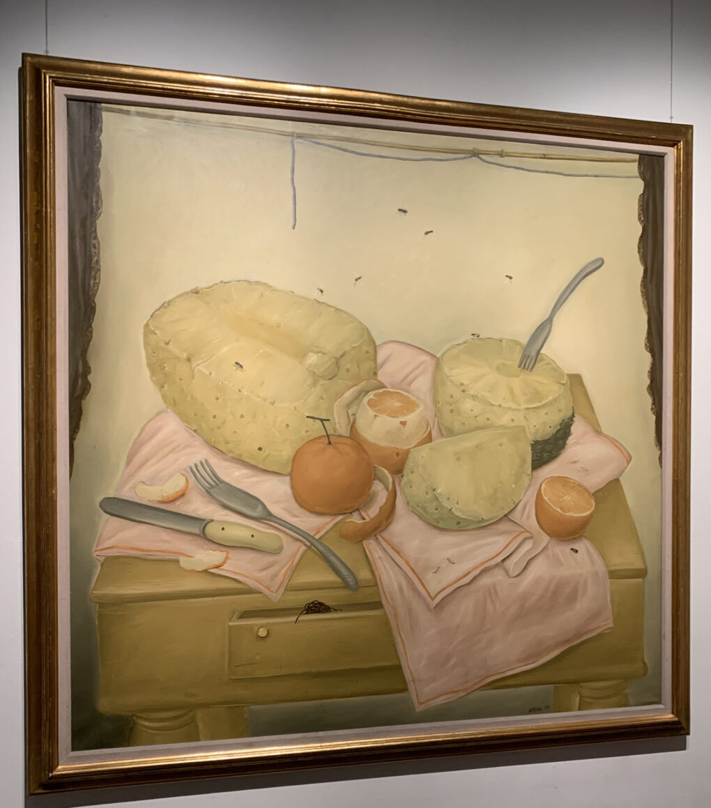 フェルナンド・ボテロ　「パイナップル」　1970年　油彩/キャンバス　186×191cm