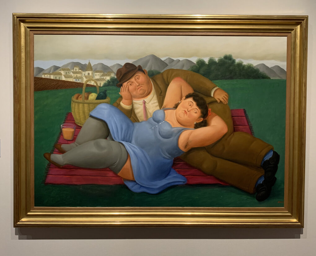 フェルナンド・ボテロ　「ピクニック」　2001年　油彩/キャンバス　113×165cm