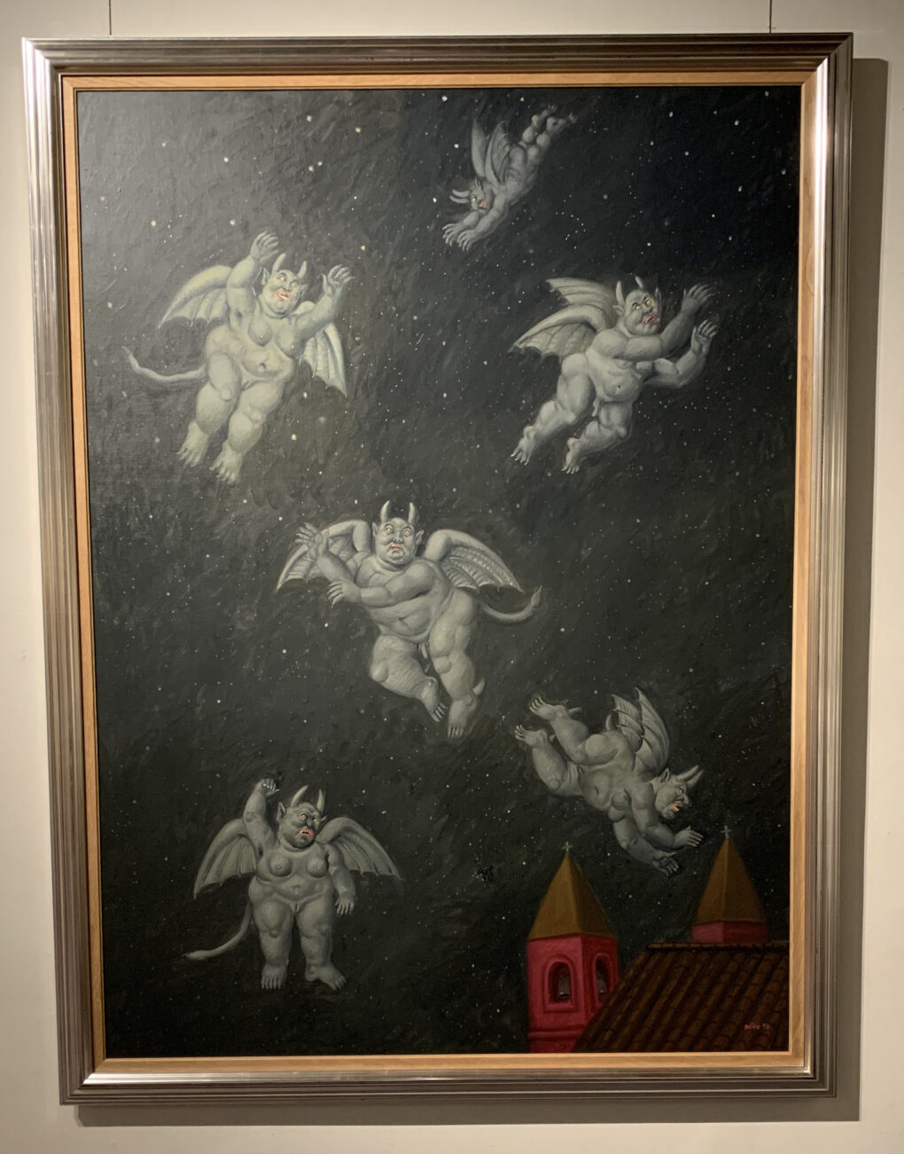 フェルナンド・ボテロ　「夜」　2000年　油彩/キャンバス　191×140cm