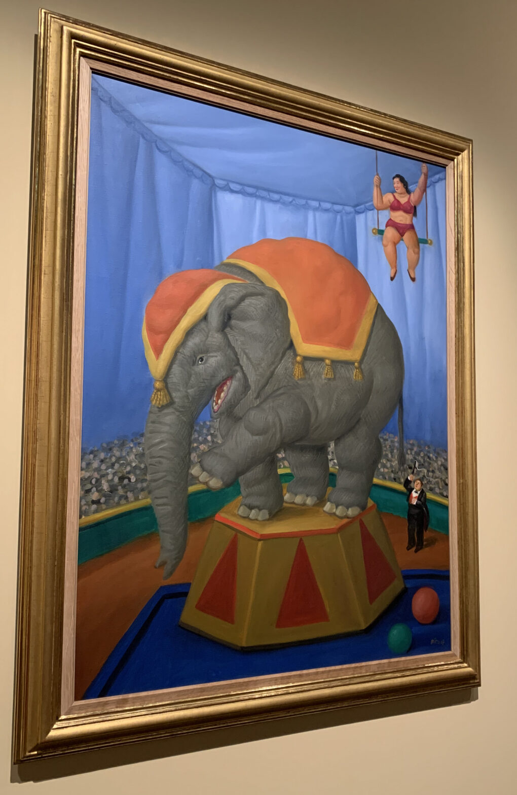 フェルナンド・ボテロ　「象」　2007年　油絵／カンヴァス　　　　112×84cm
