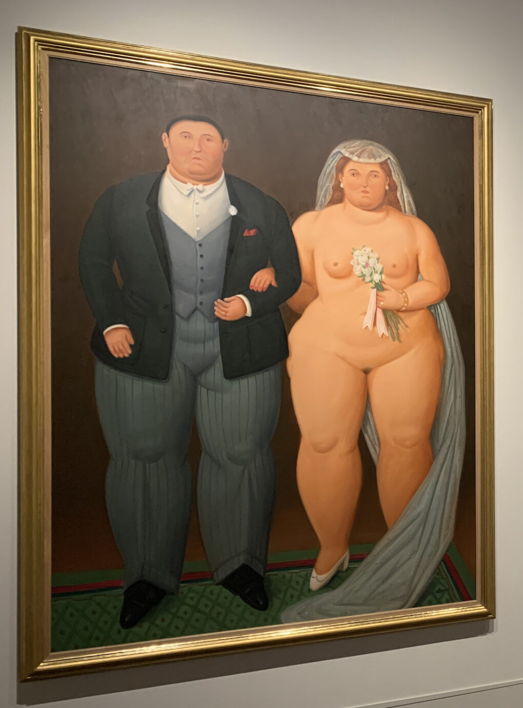 フェルナンド・ボテロ　「結婚したて」　2010年　油彩/キャンバス　206×157cm