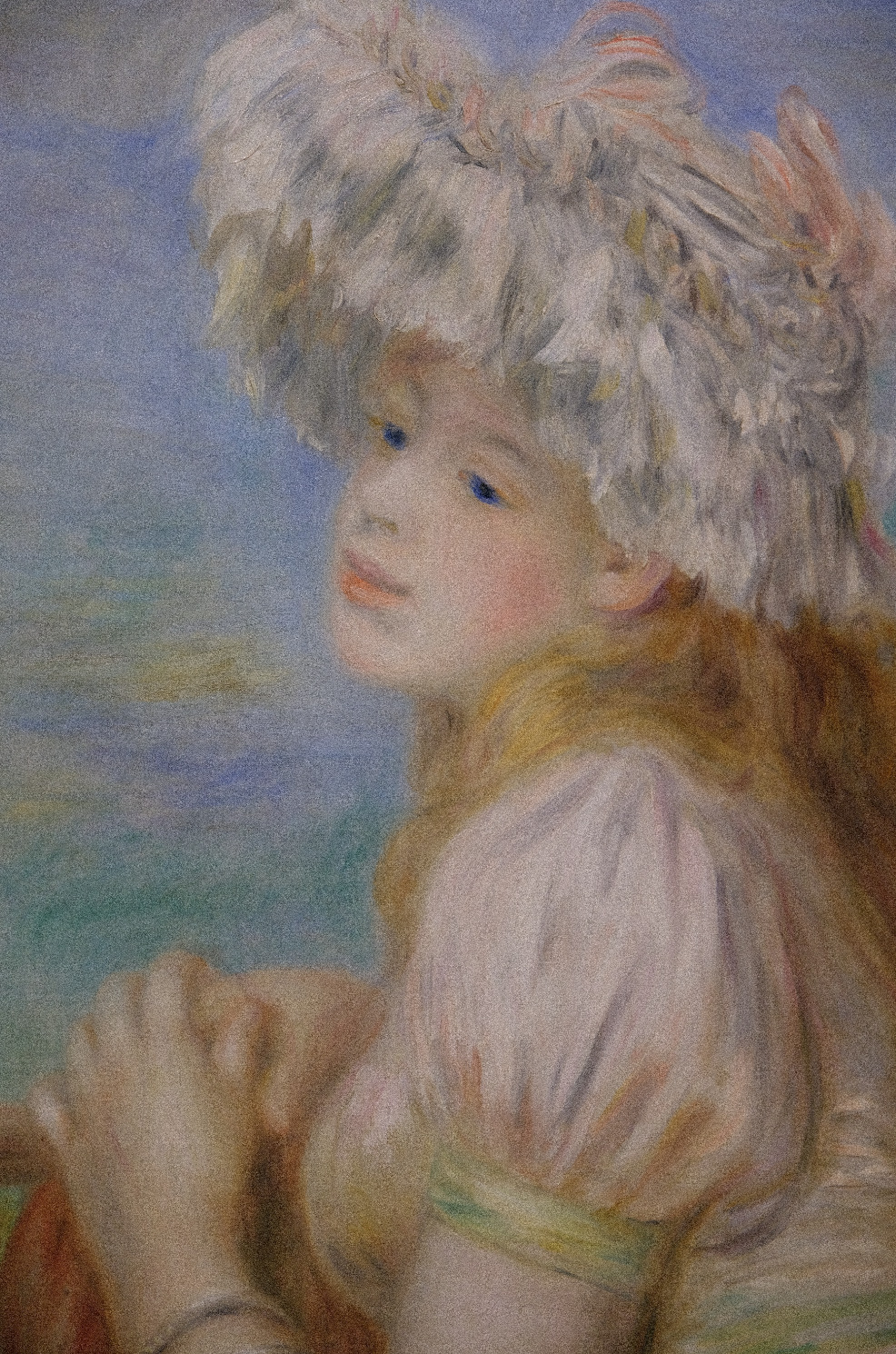 Pierre Auguste Renoir    Girl with a Lace Hat 