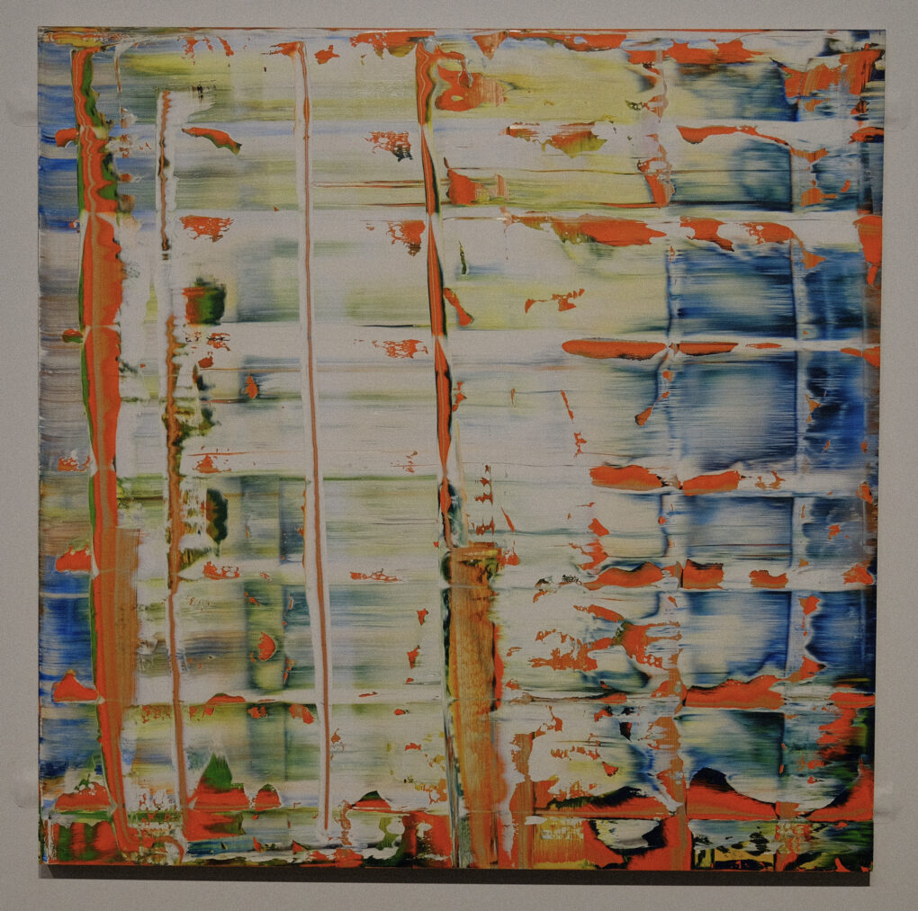 Gerhard Richter  ゲルハルト・リヒター展　　アブストラクト・ペインティング　1992 　100×100　  油彩、キャンパス