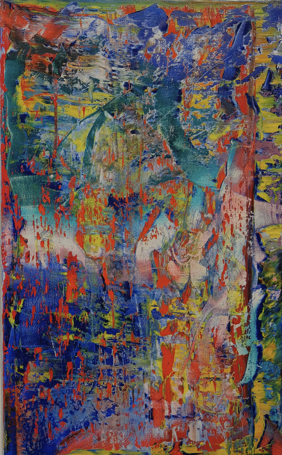 Gerhard Richter  ゲルハルト・リヒター展　　アブストラクト・ペインティング［C R945-2］　2016 　112×70　  油彩、キャンパス
