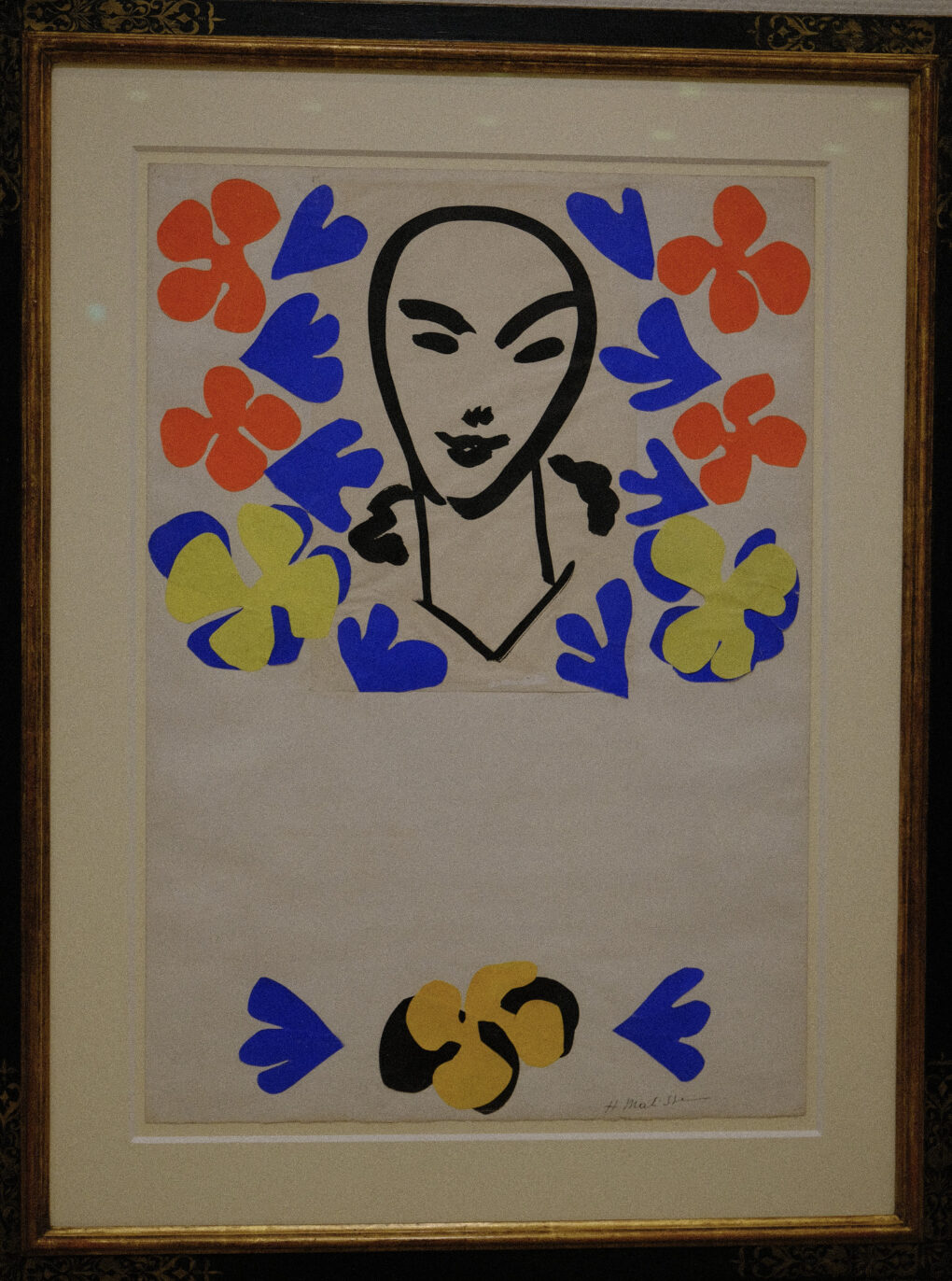 Henri Matisse  アンリ・マティス  　ロンドン、テート・ギャラリーの展覧会（1953年）のためのポスター図案