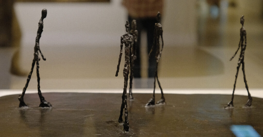 Alberto Giacometti  アルベルト・ジャコメッティ　広場Ⅱ