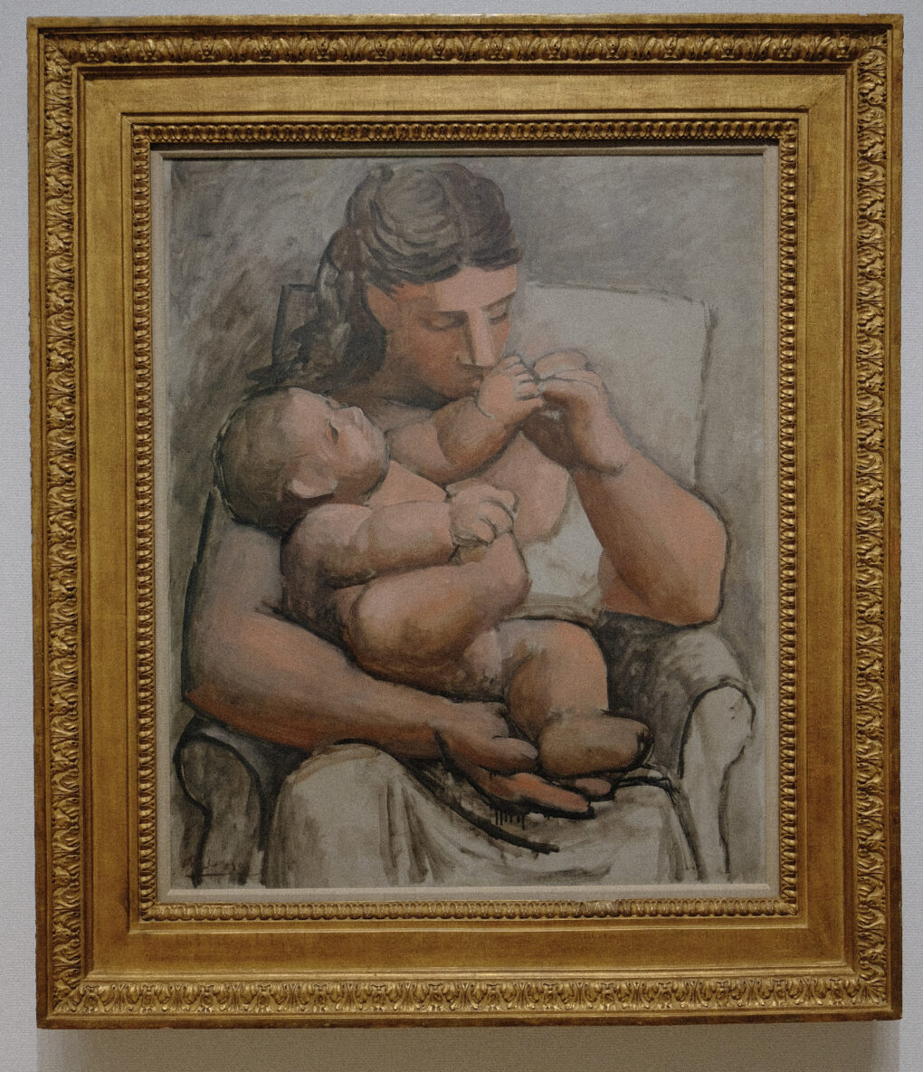 PICASSO 　母子像　　油絵/カンヴァス　1921 　101.８×83.５　ポーラ美術館