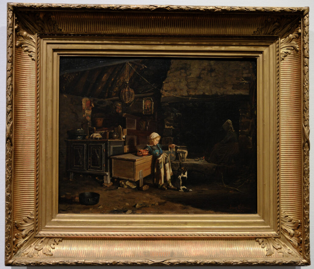 ジャン＝マリー・ヴィラール　《ブルターニュの室内風景》