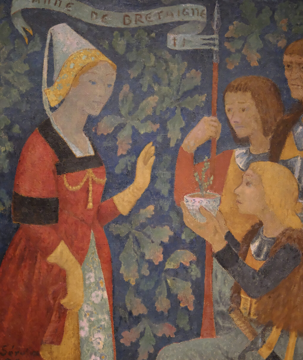 ポール・セリュジェ　《ブルターニュのアンヌ女公への礼拝》  1922年　  油彩、カンヴァス　ヤマザキマザック美術館