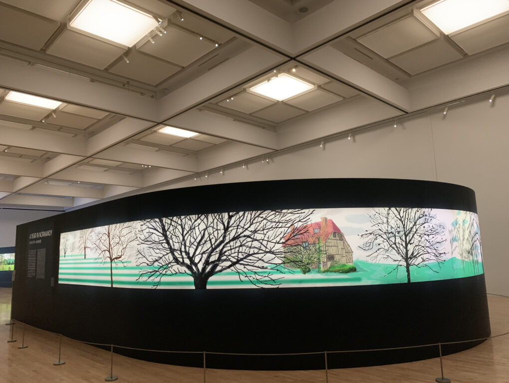 DAVID HOCKNEY 　デイヴィッド・ホックニー展　ノルマンディーの12ヶ月　東京都現代美術館