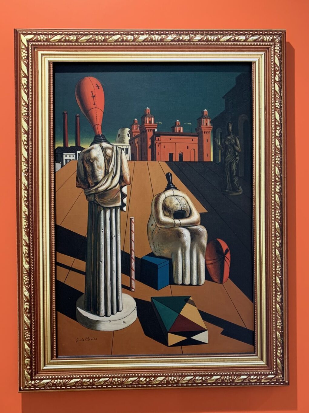 De Chirico デ・キリコ　不安を与えるミューズたち（複製）